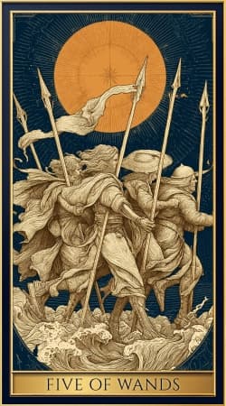 Five of Wands