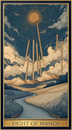Eight of Wands